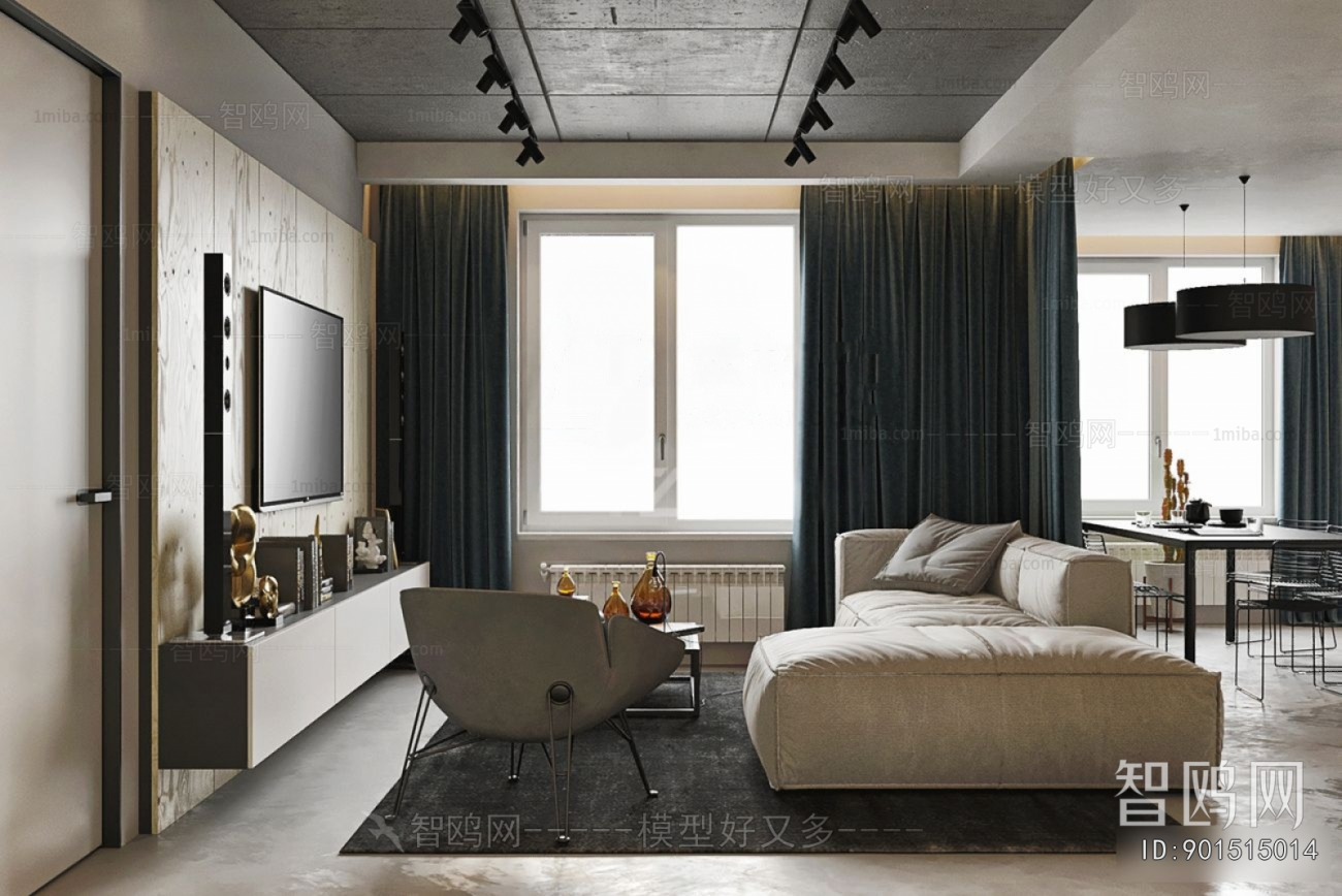 Industrial Style A Living Room