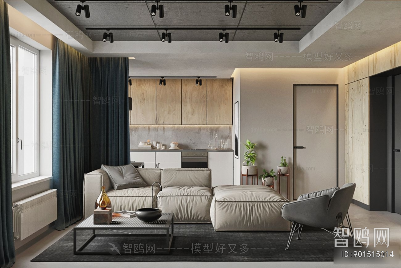 Industrial Style A Living Room