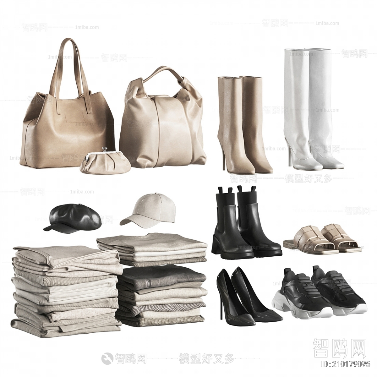 Modern Clothes, Bags And Shoes