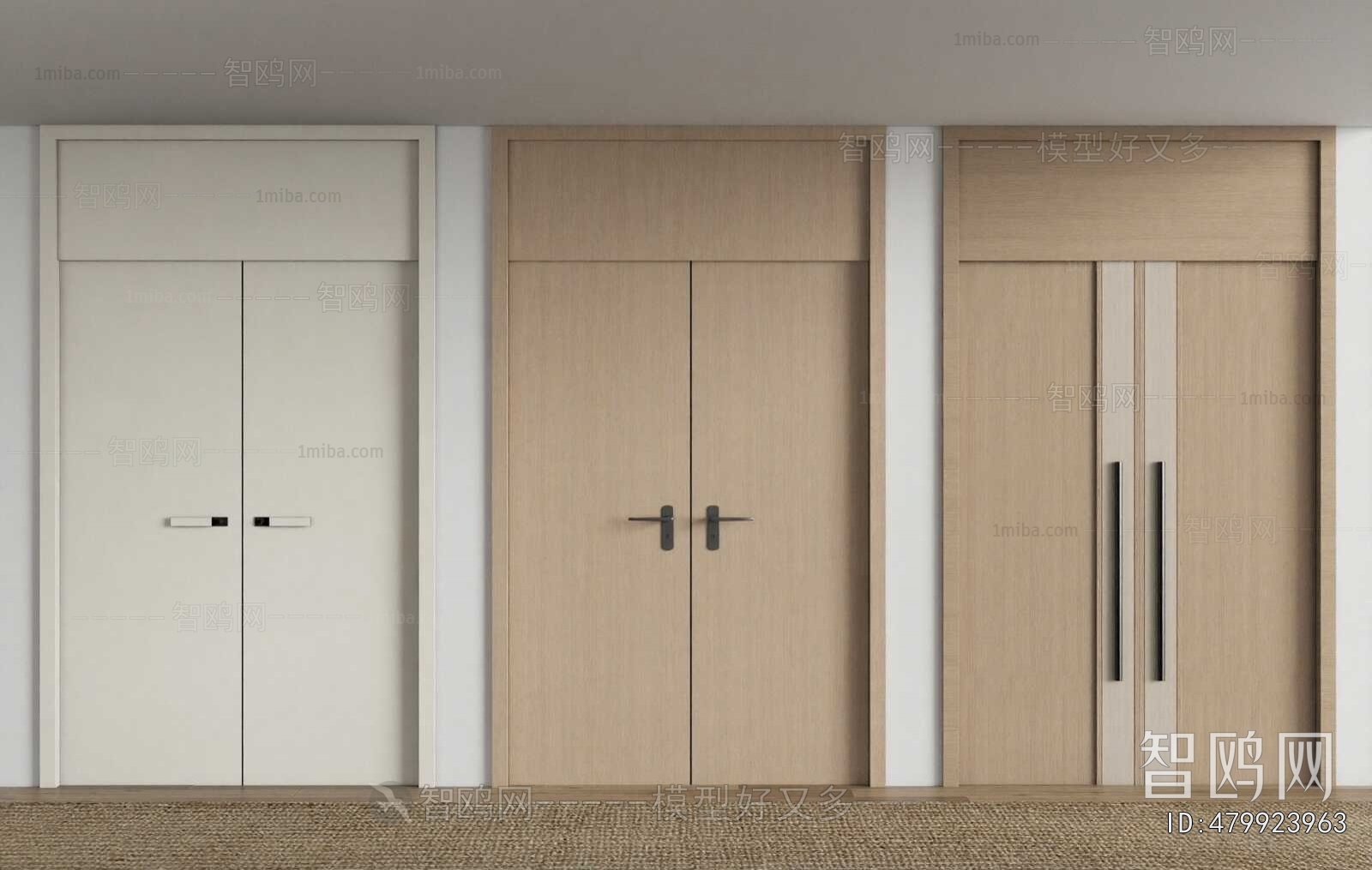 Modern Double Door