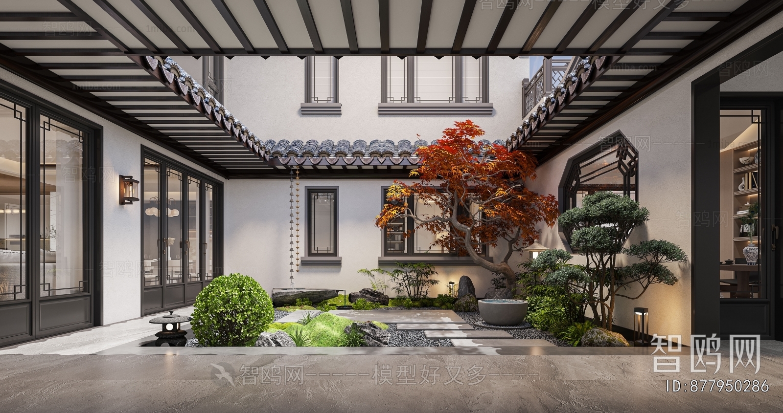 New Chinese Style Courtyard/landscape