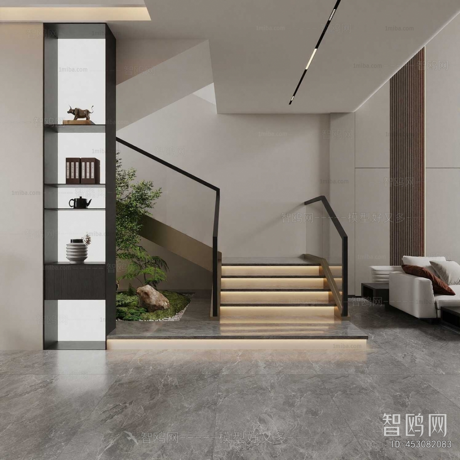 New Chinese Style Stairwell