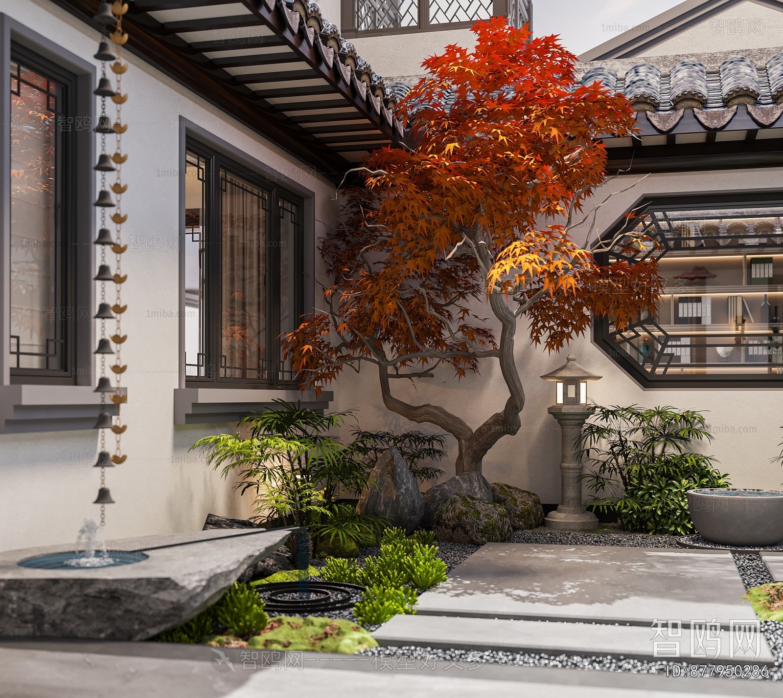 New Chinese Style Courtyard/landscape