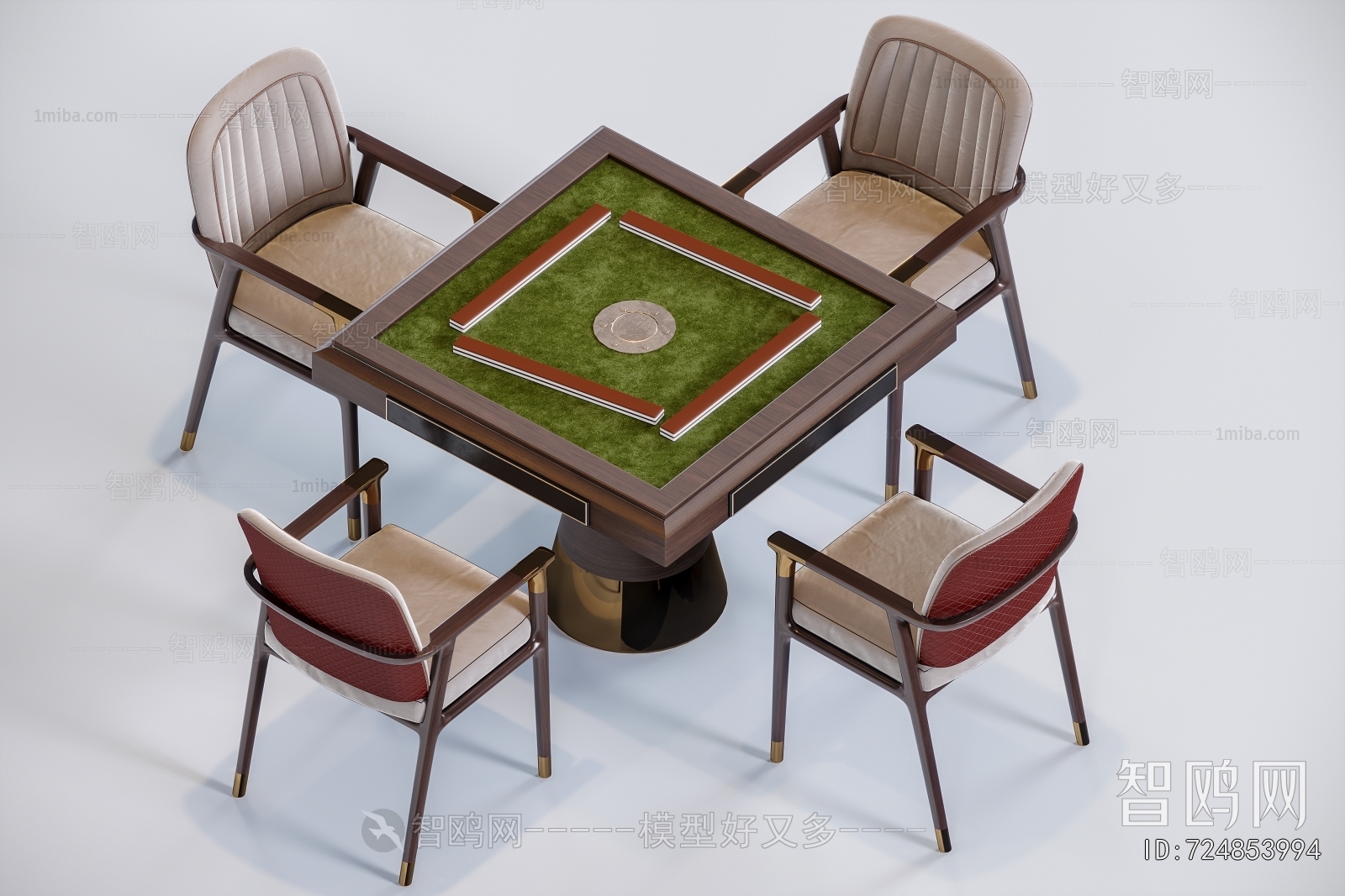Modern Mahjong Tables And Chairs
