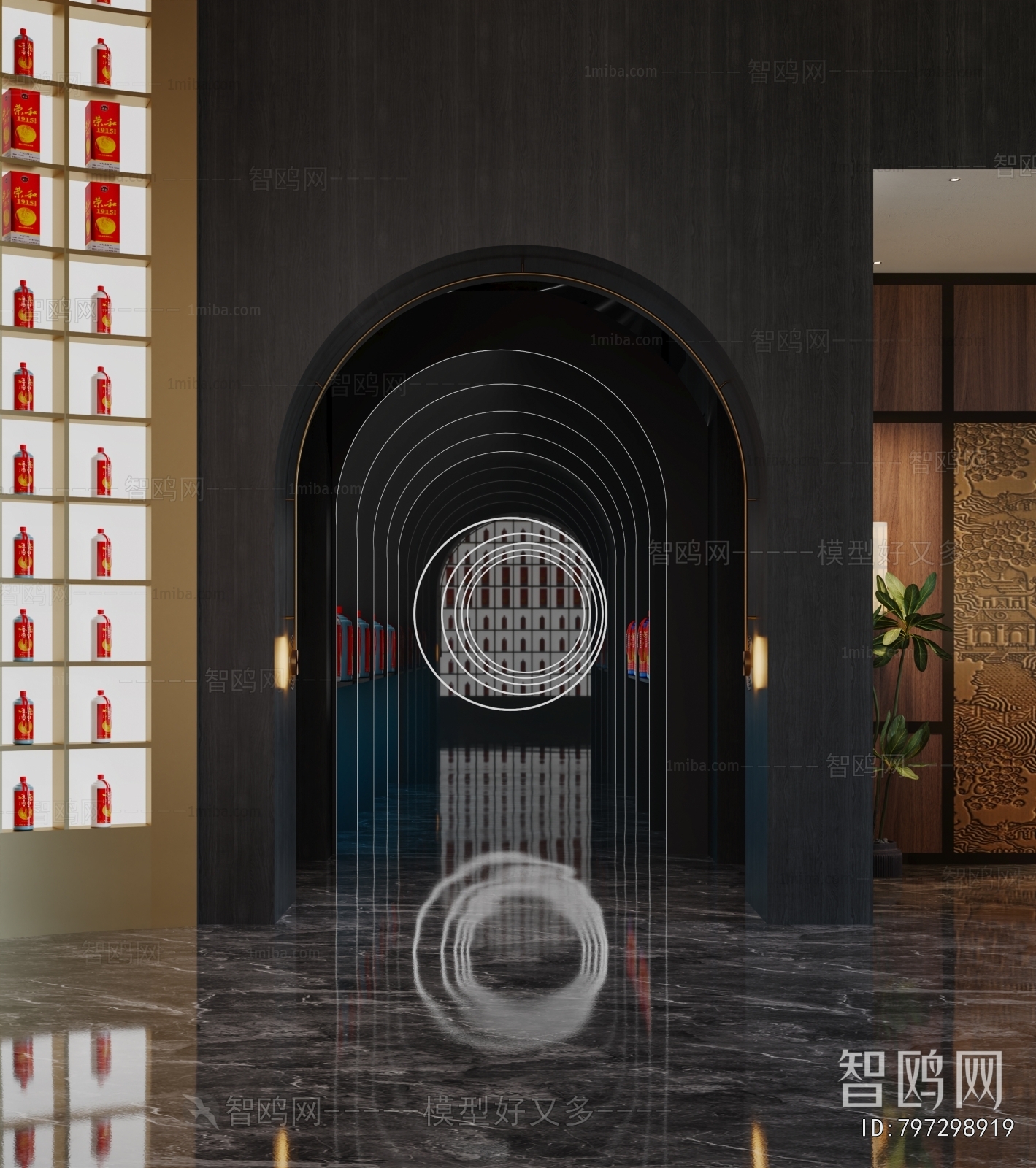 New Chinese Style Exhibition Hall