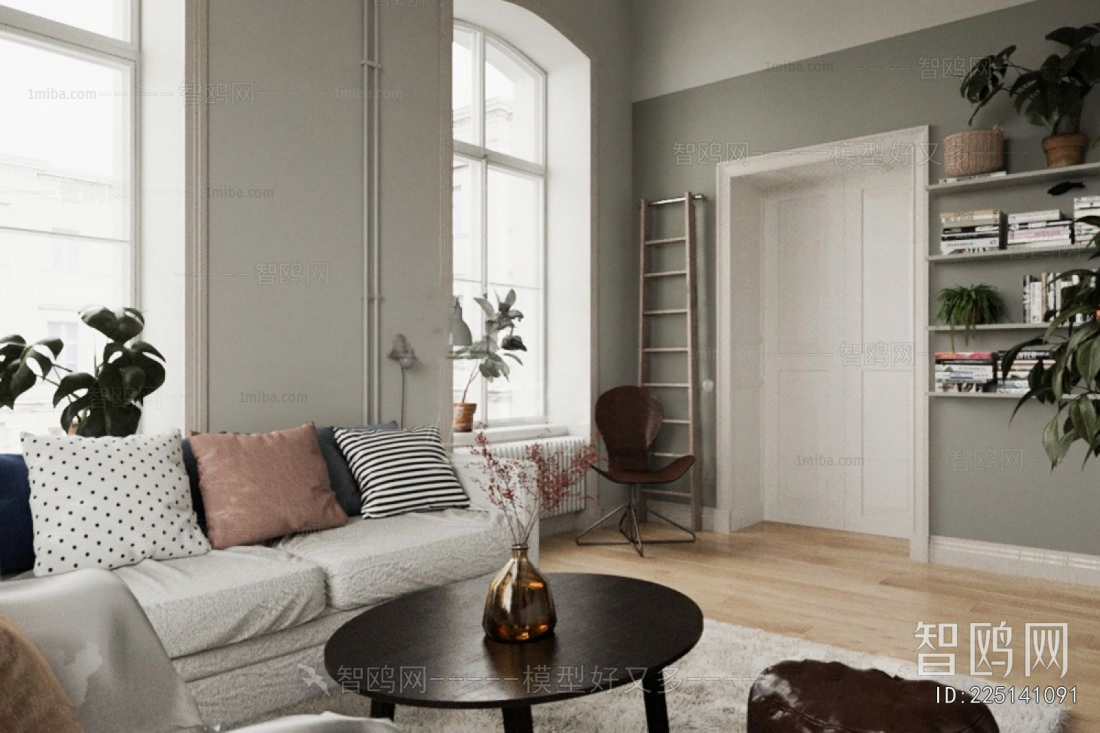 Nordic Style A Living Room