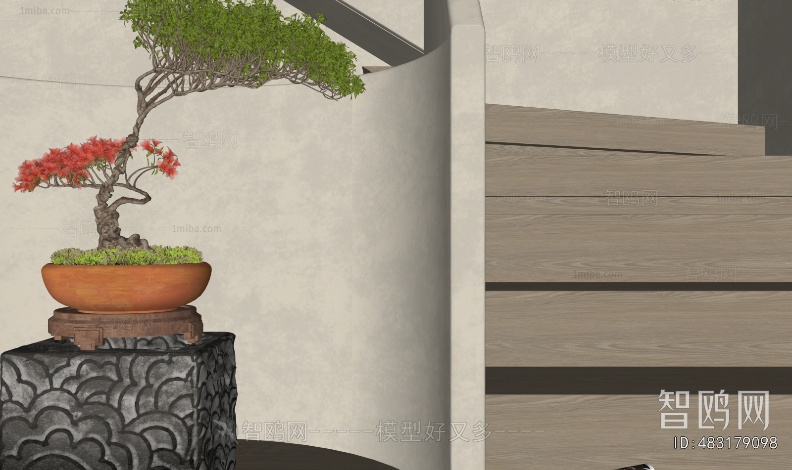 New Chinese Style Bonsai