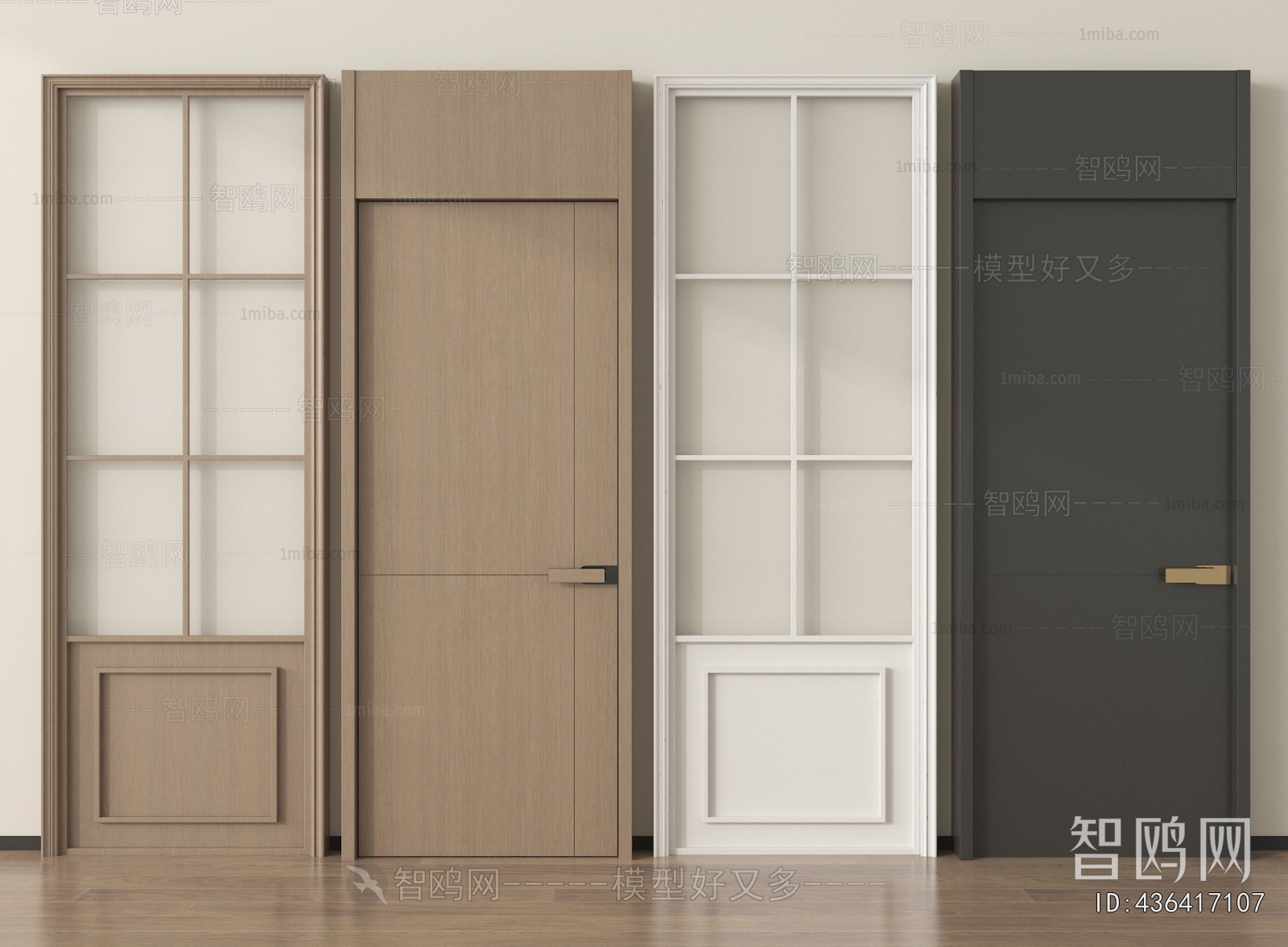 Modern Single Door