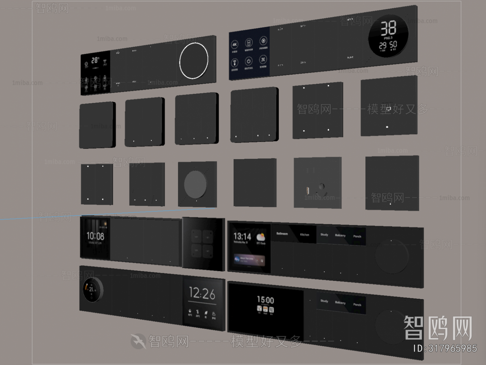 Modern Switch Socket Panel