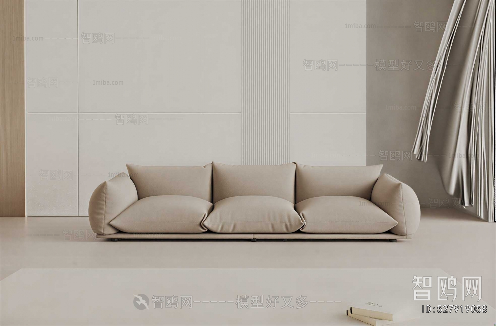 Modern Three-seat Sofa