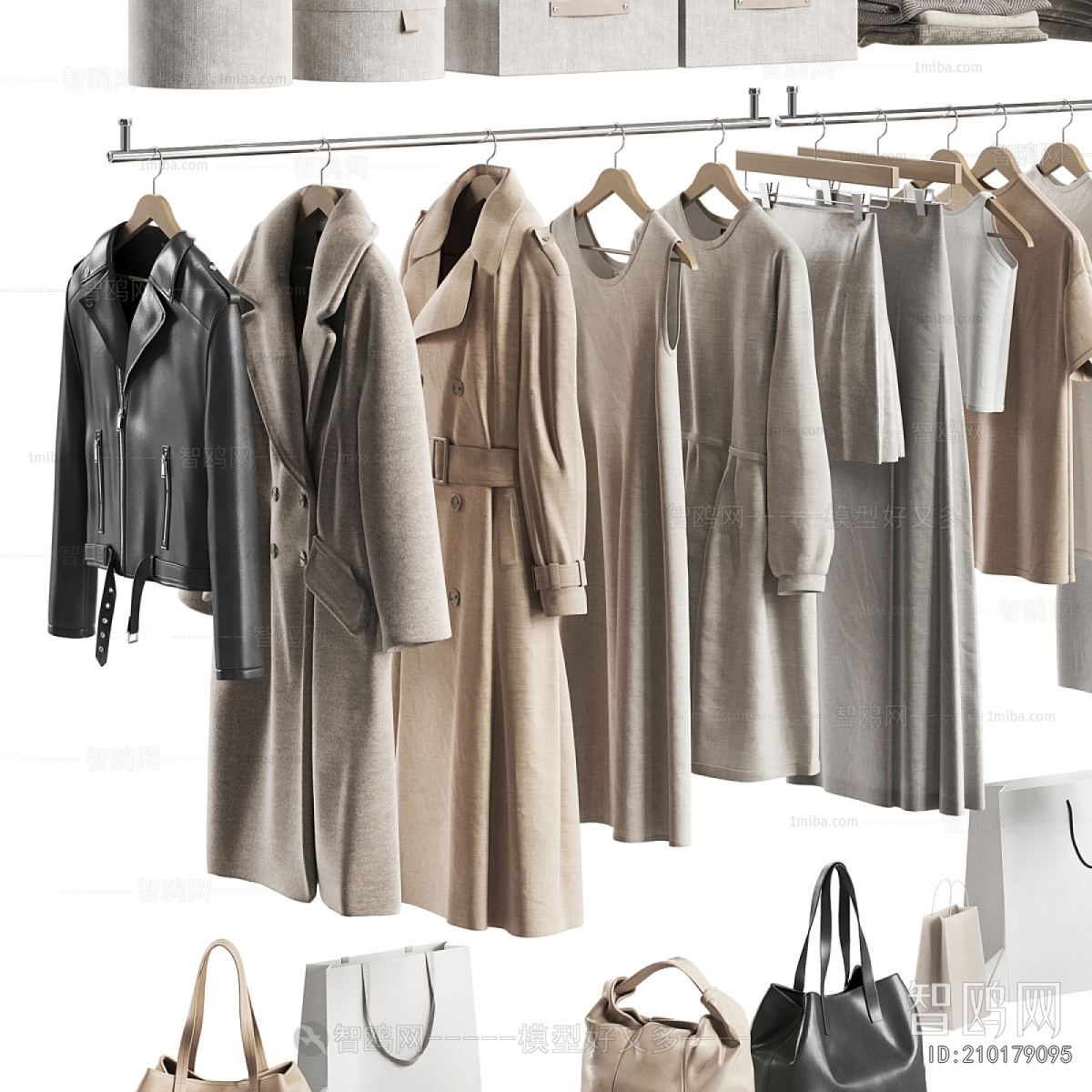 Modern Clothes, Bags And Shoes