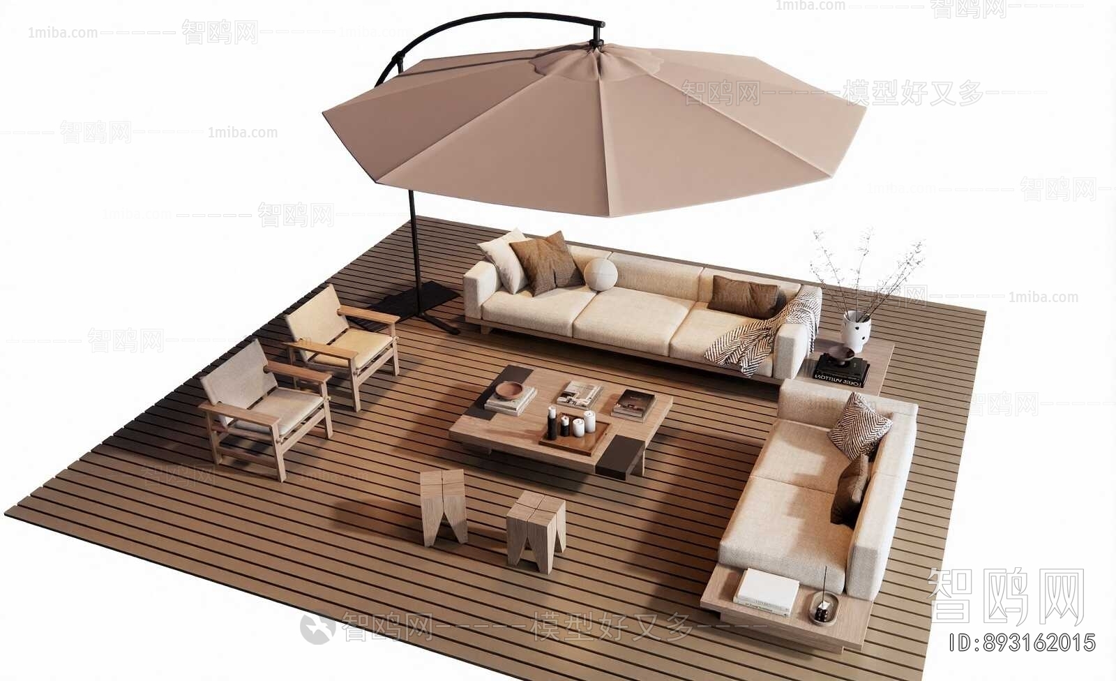 Wabi-sabi Style Outdoor Sofa