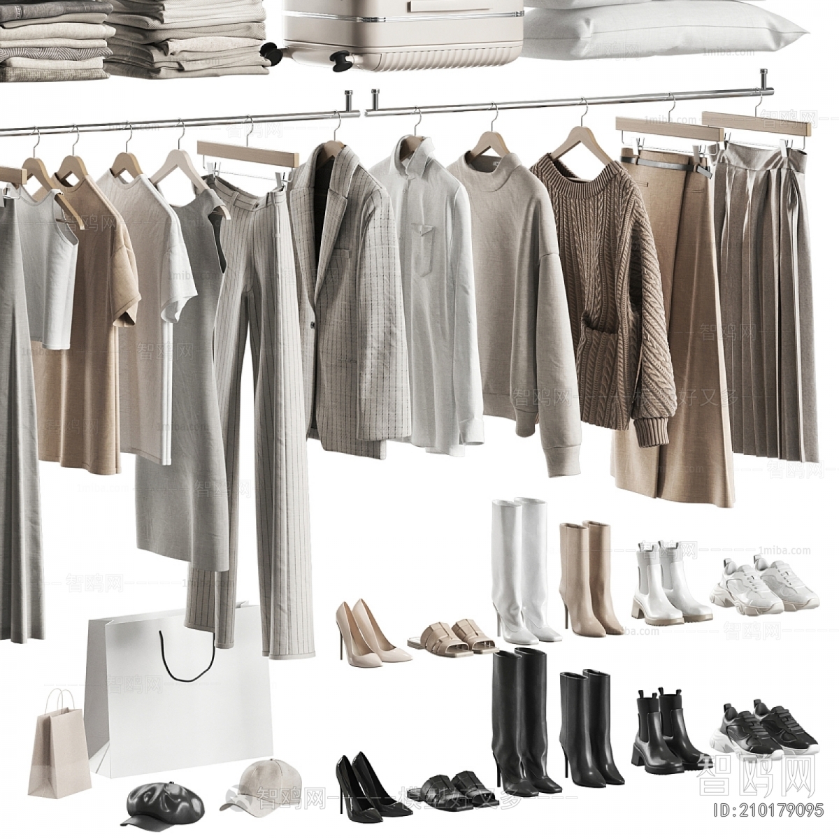 Modern Clothes, Bags And Shoes