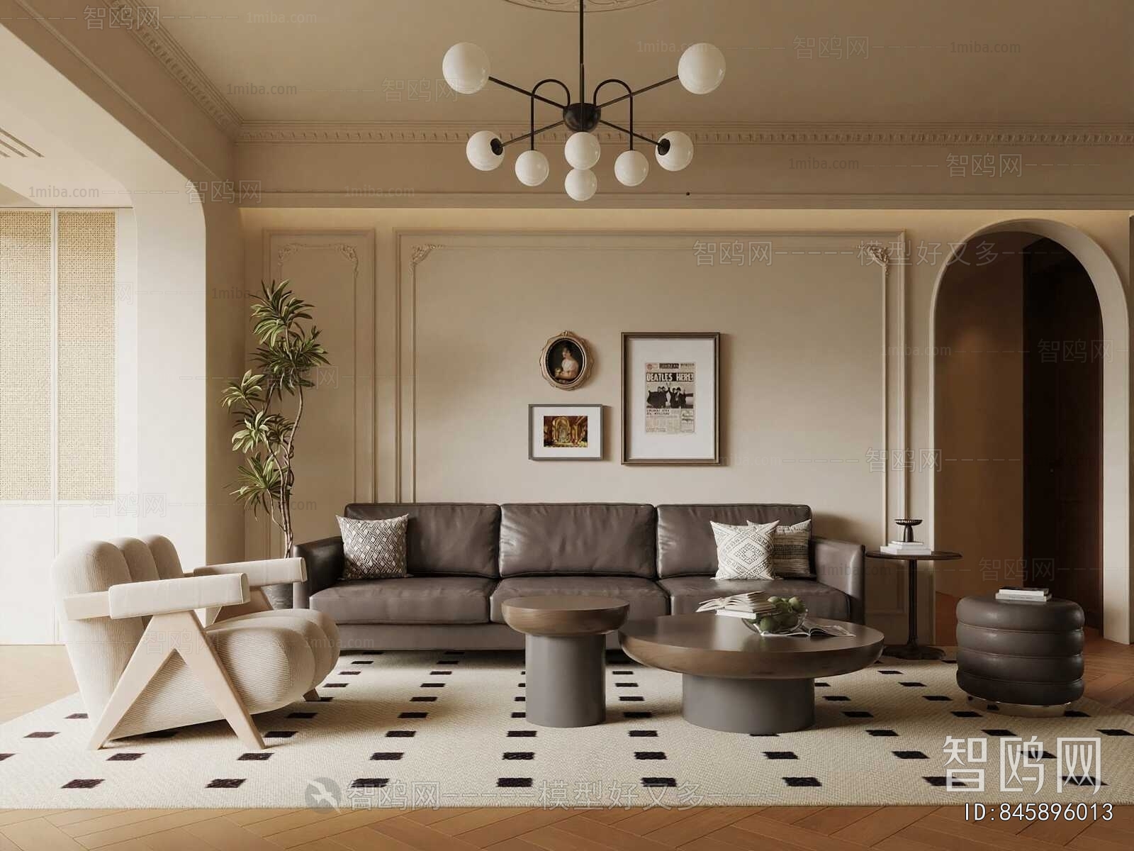 French Style A Living Room