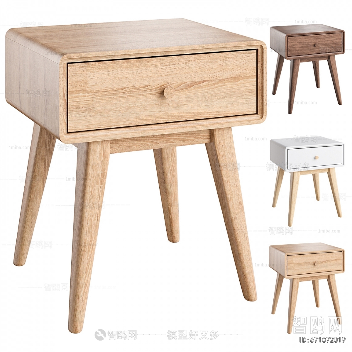 Modern Bedside Cupboard