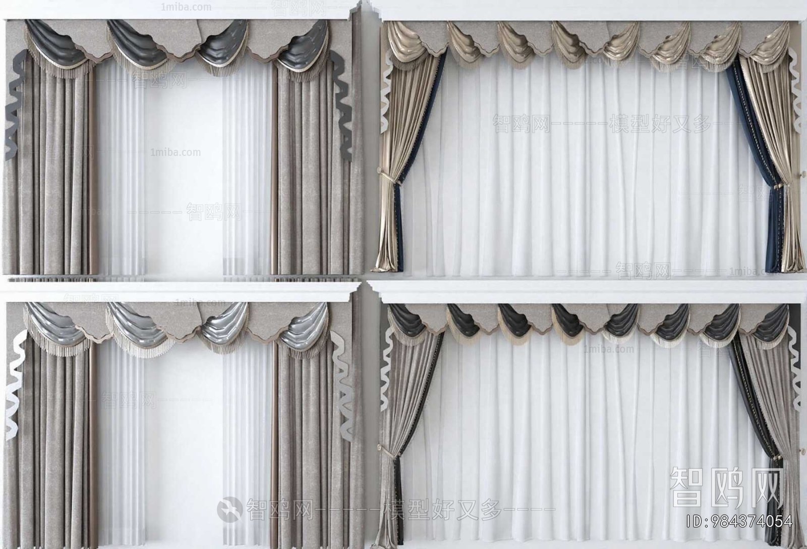 Simple European Style The Curtain