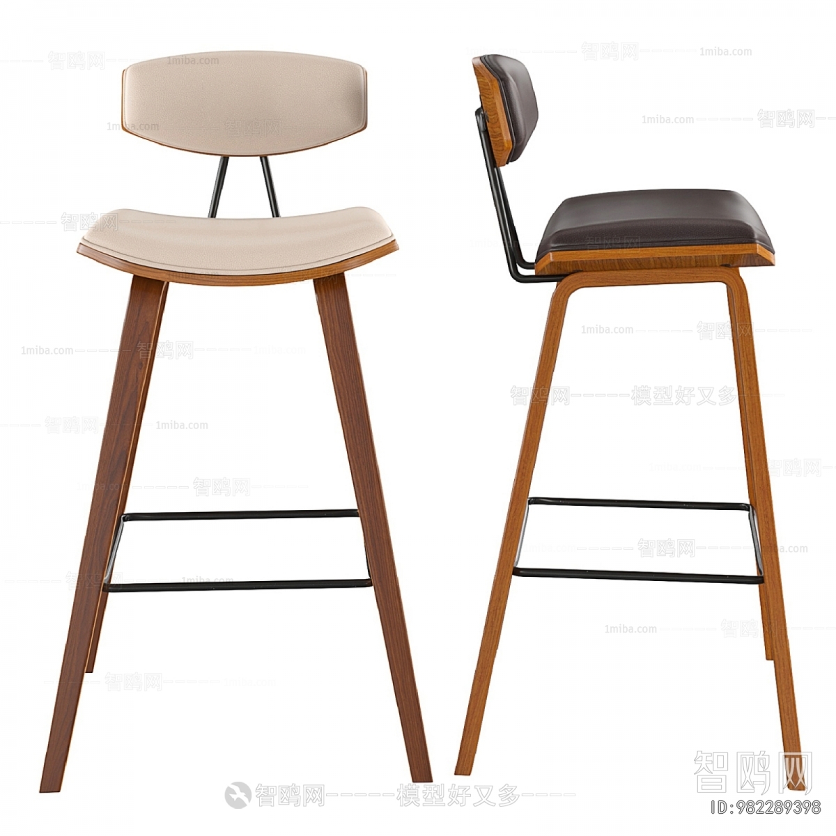 Nordic Style Bar Chair