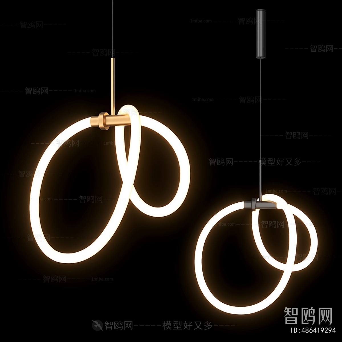 Modern Long Chandelier