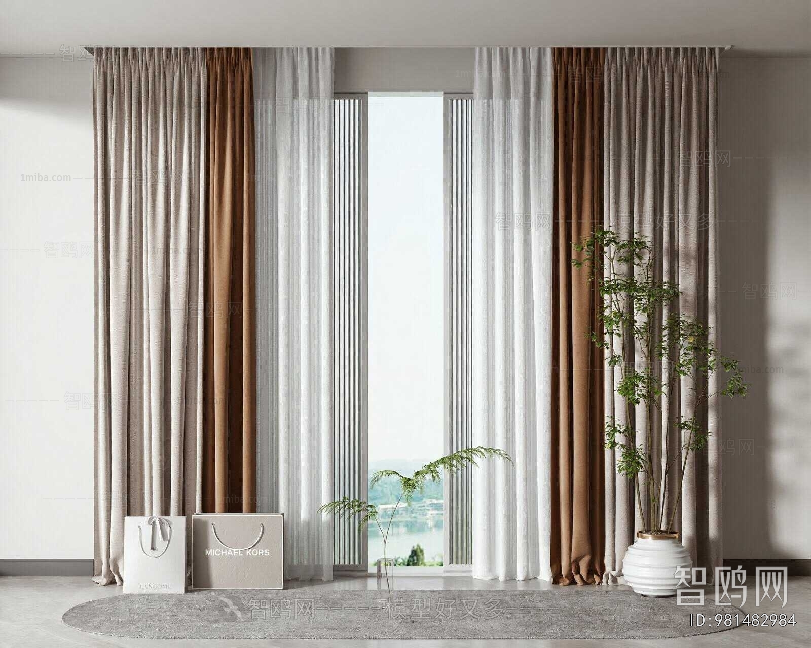 Modern The Curtain