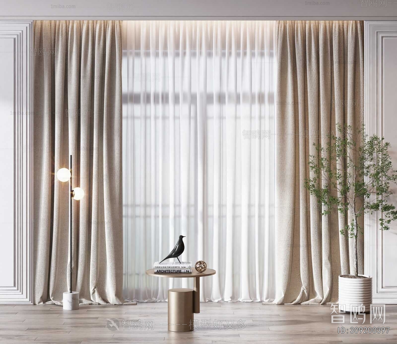 Modern The Curtain