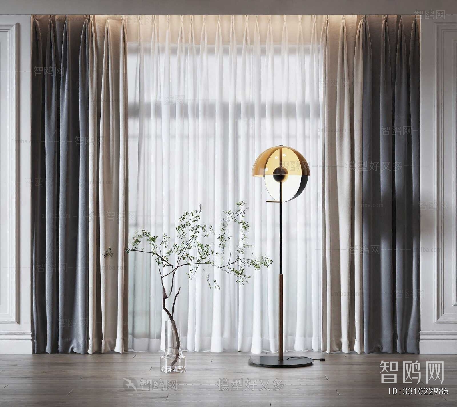 Modern The Curtain