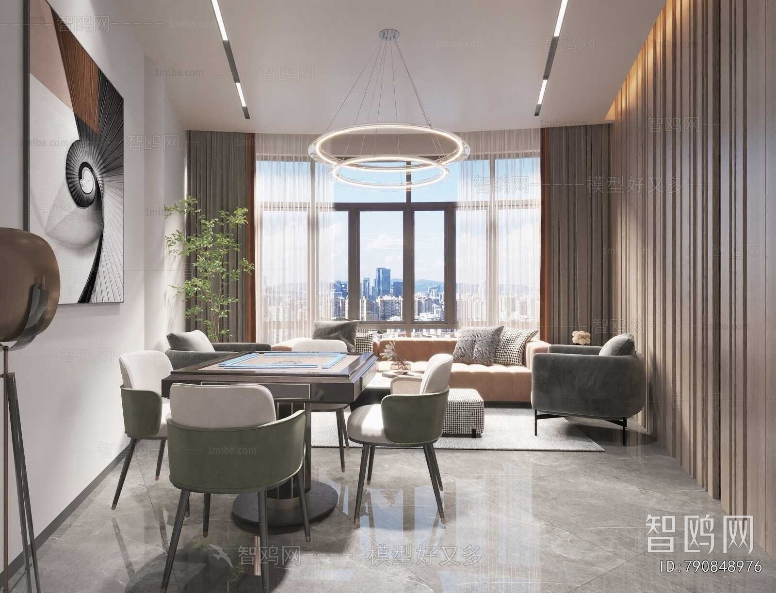 Modern Chess And Card Room