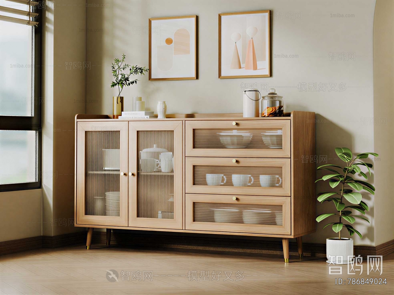 Japanese Style Sideboard