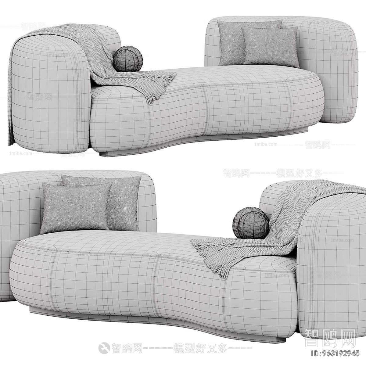 Modern Curved Sofa