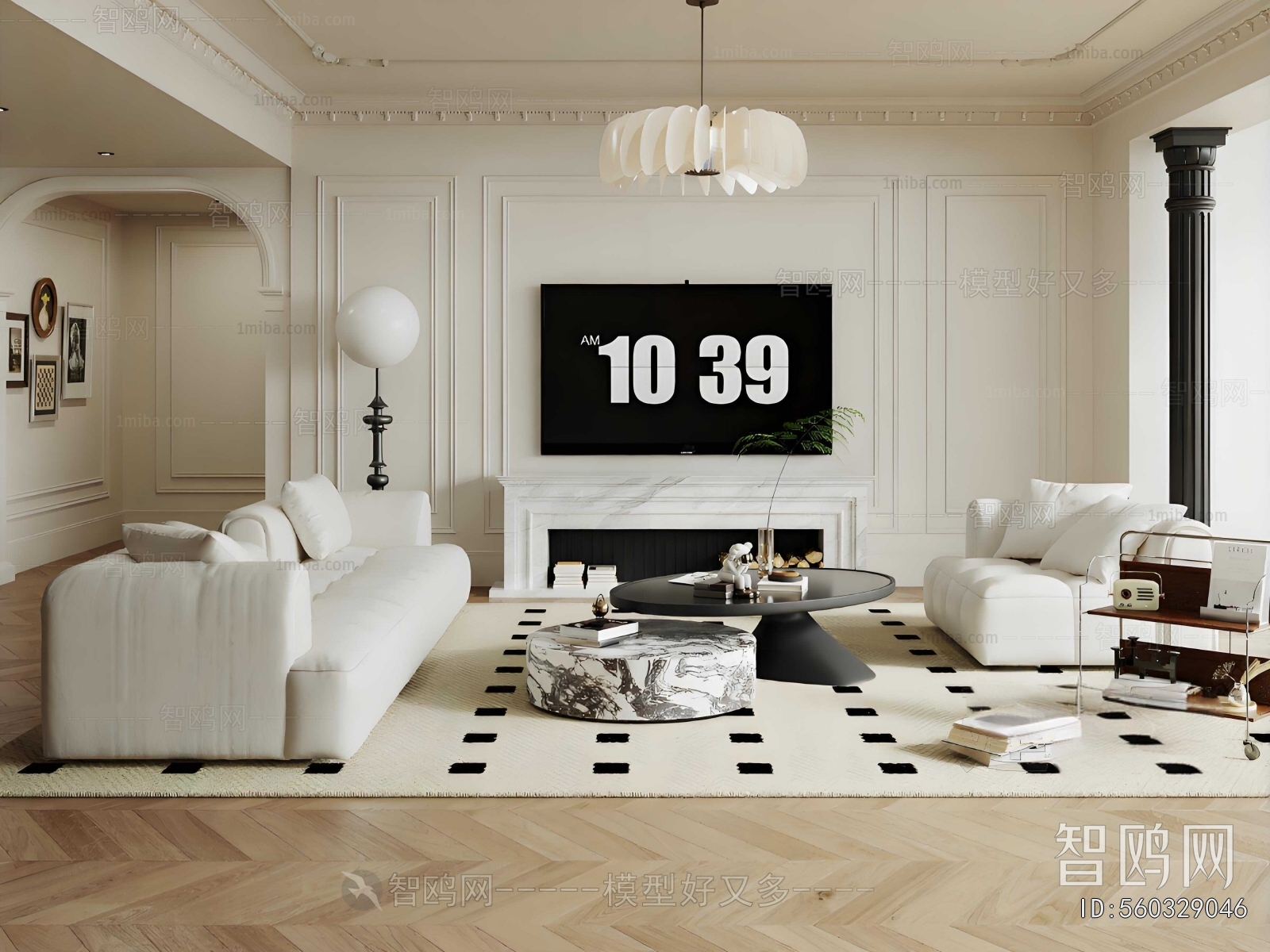 French Style A Living Room