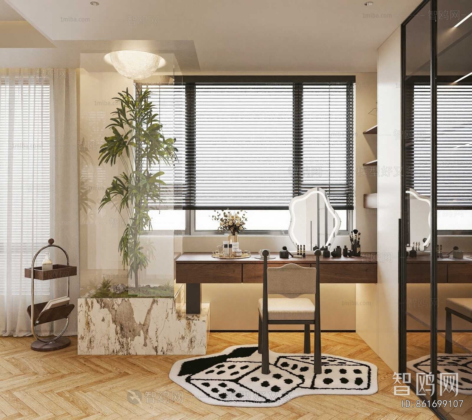 French Style Clothes Storage Area