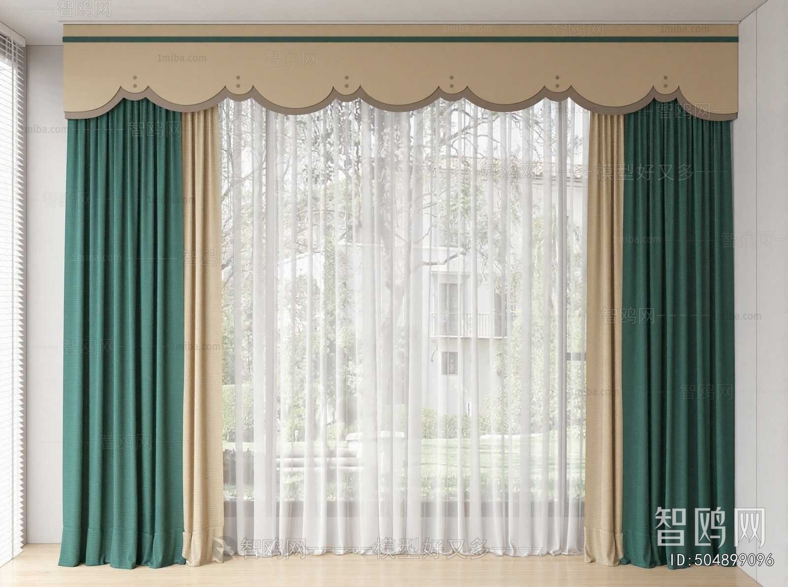 Simple European Style The Curtain