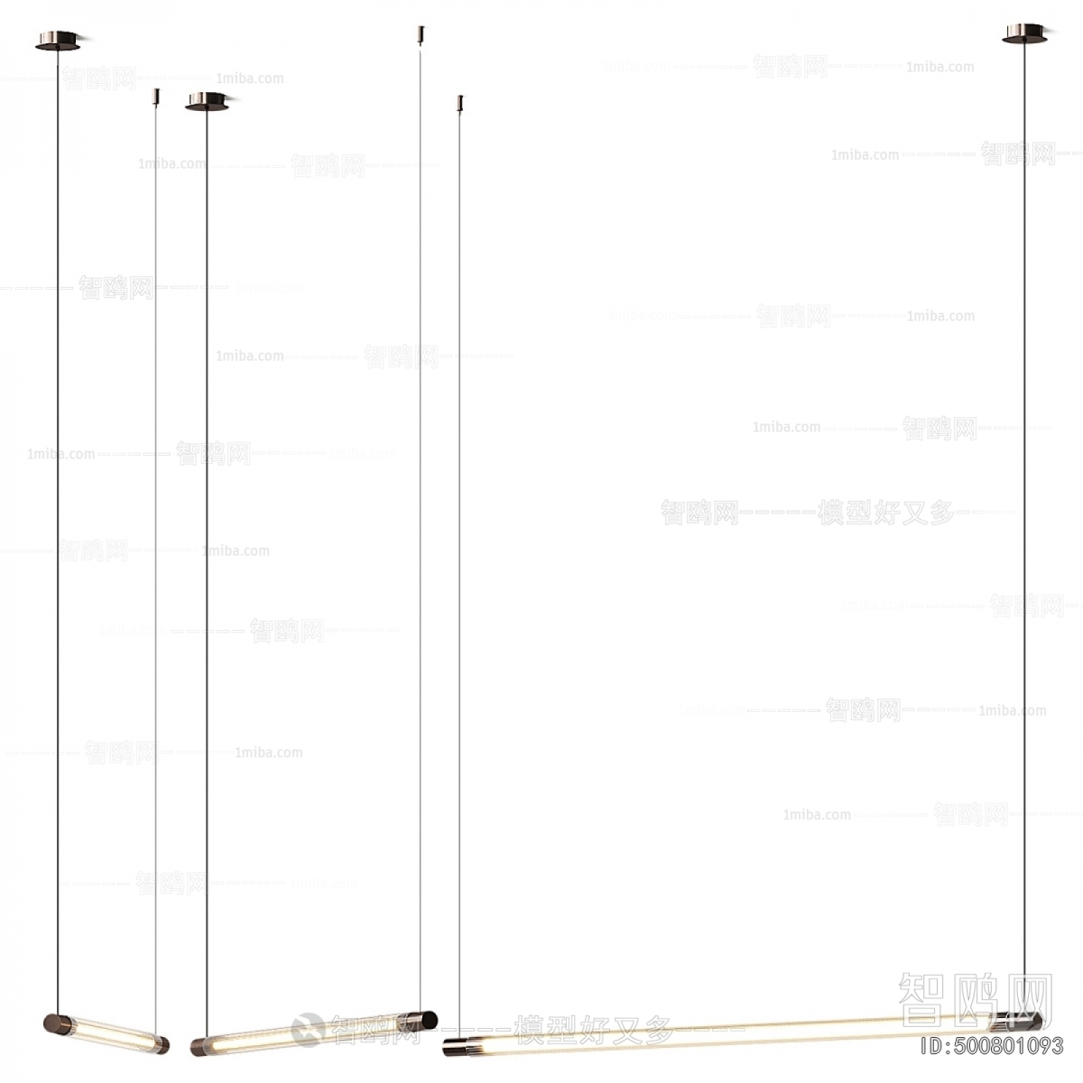 Modern Long Chandelier