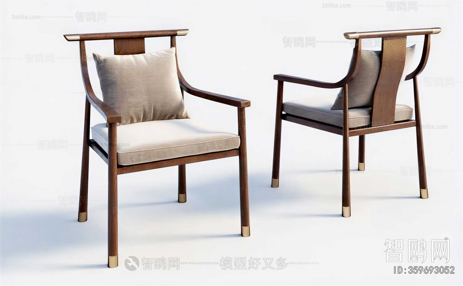 New Chinese Style Lounge Chair