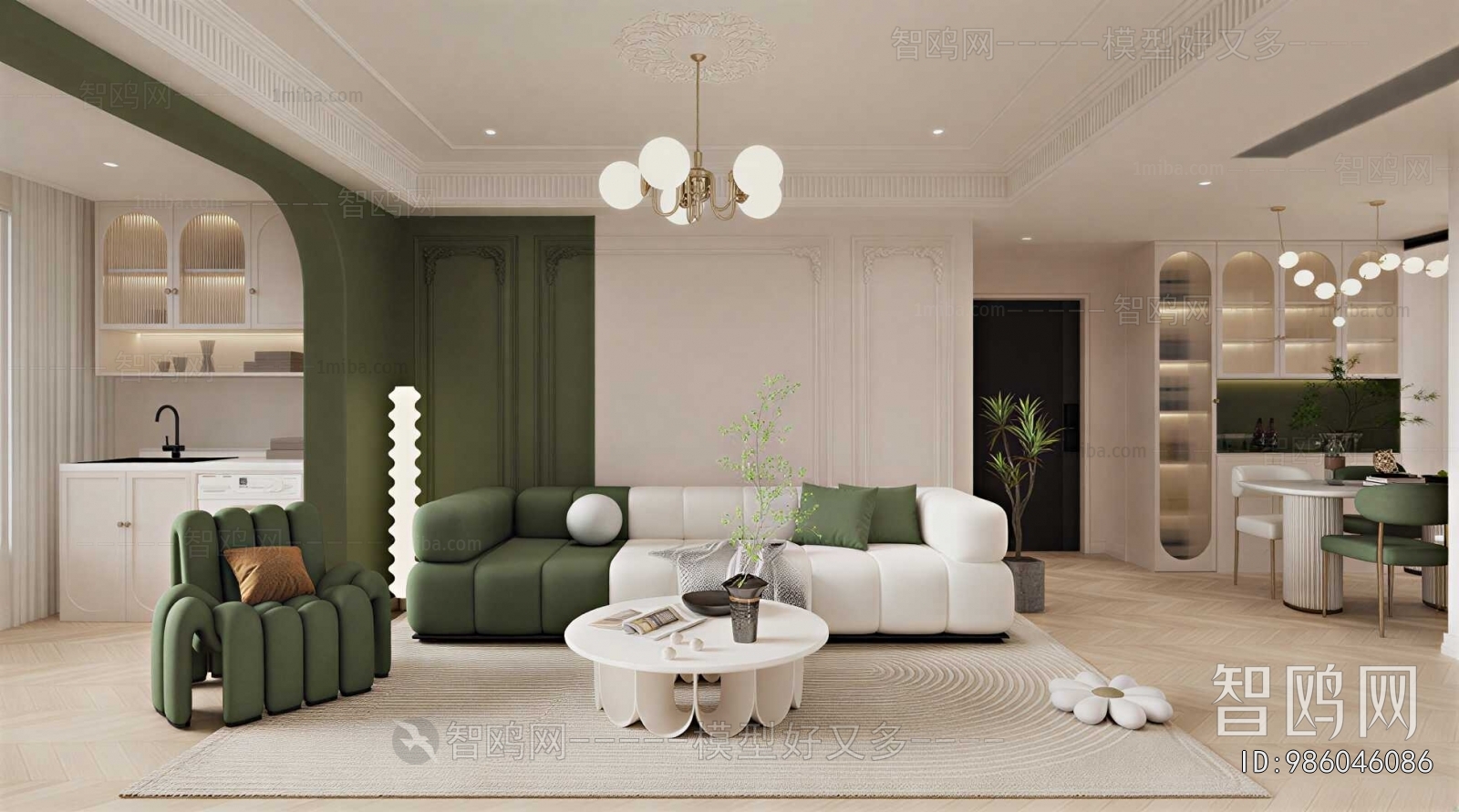 French Style A Living Room