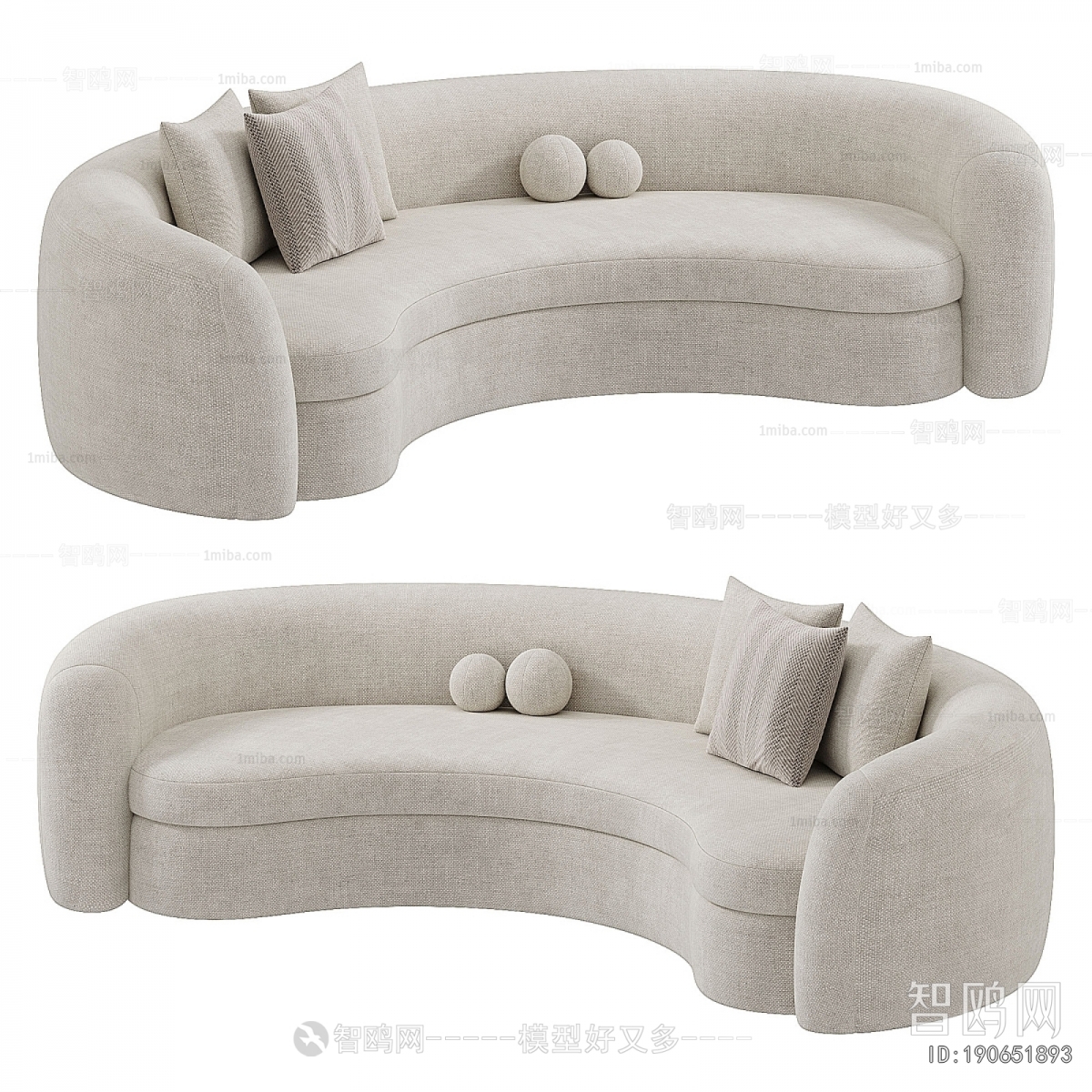 Modern Curved Sofa