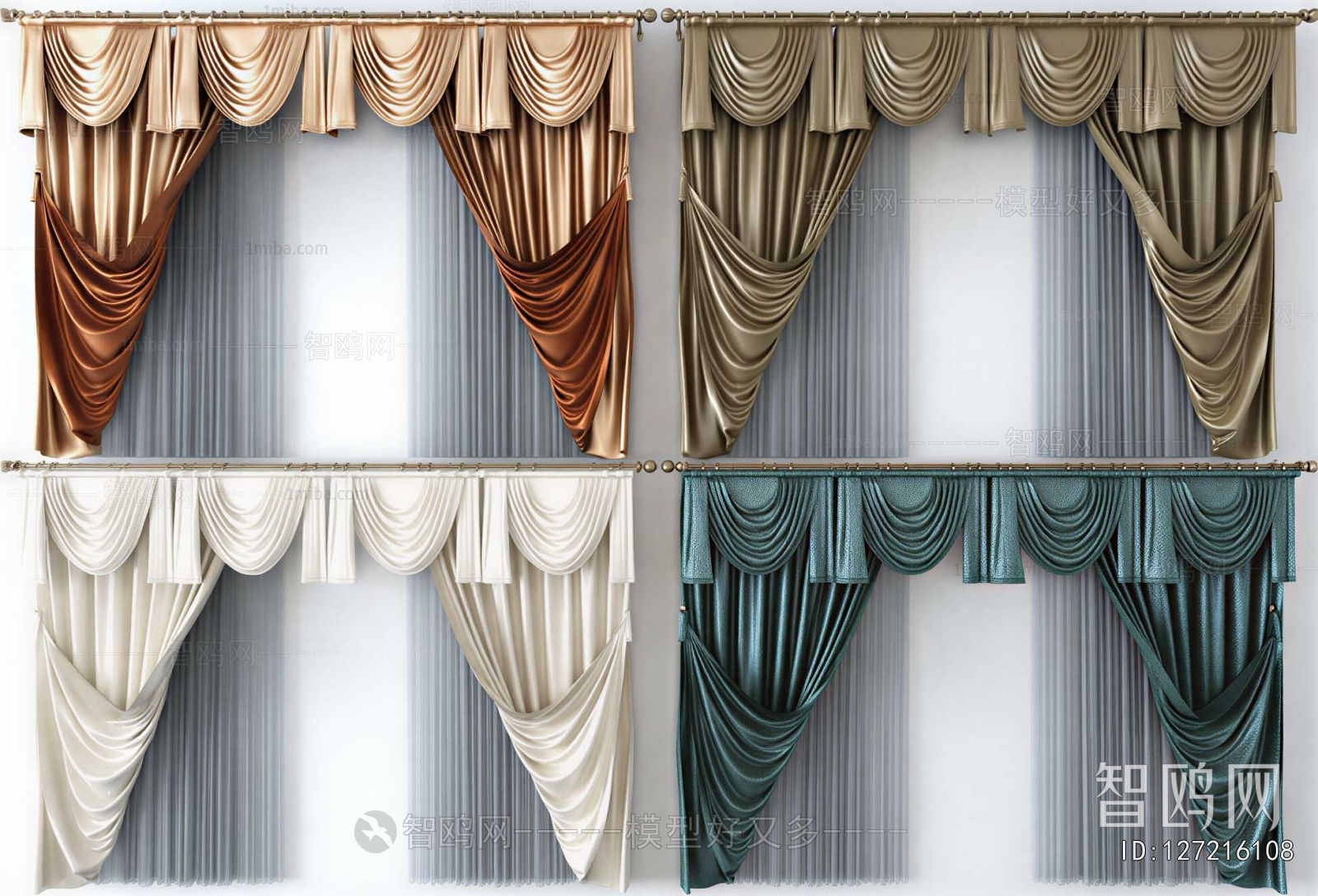 Simple European Style The Curtain