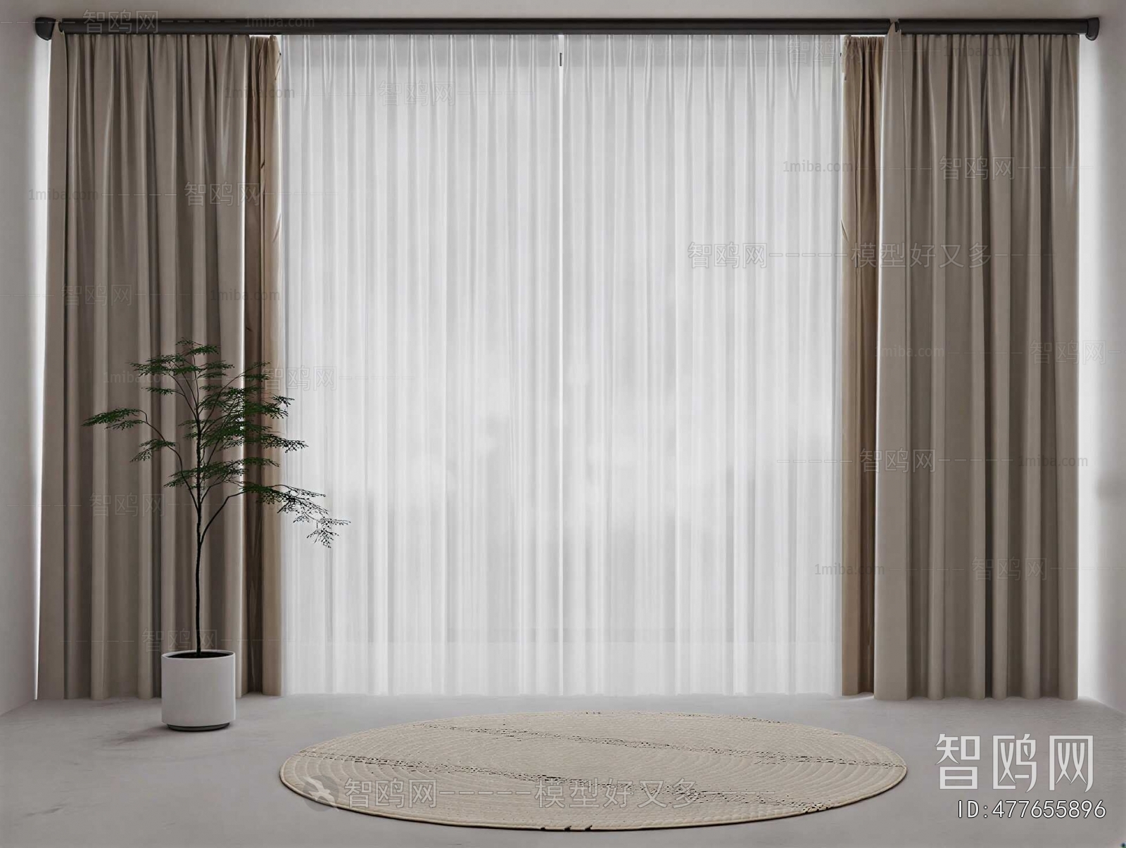 Modern The Curtain