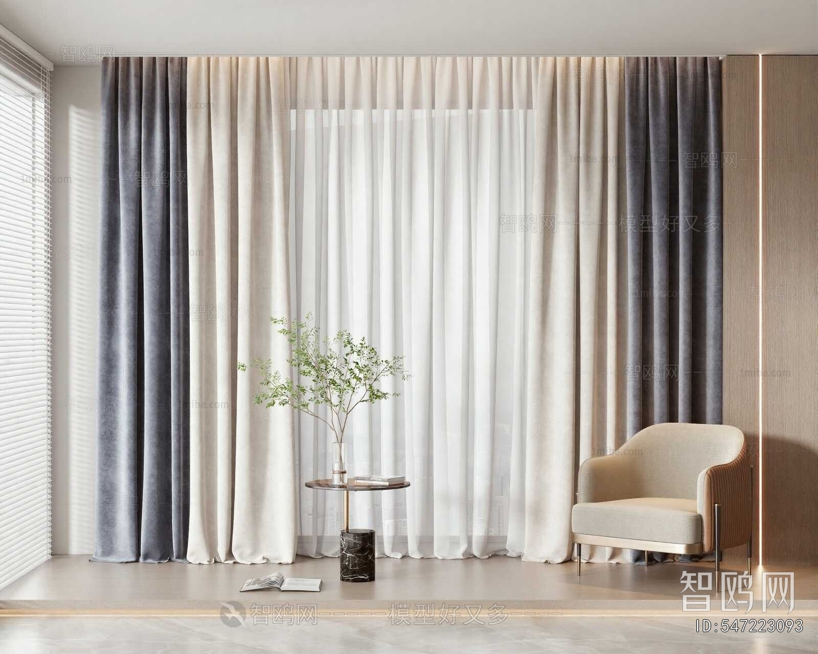 Modern The Curtain