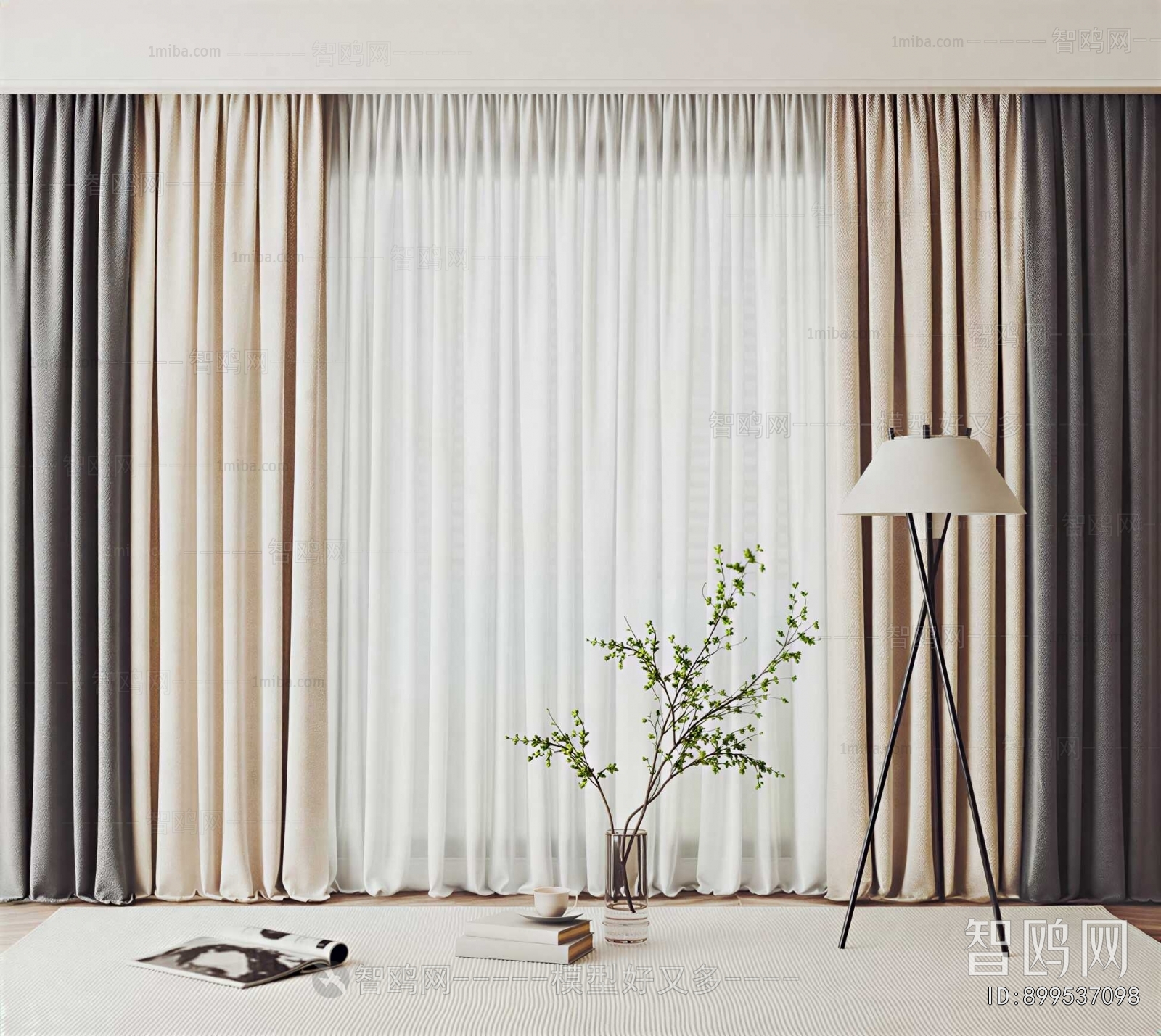 Modern The Curtain