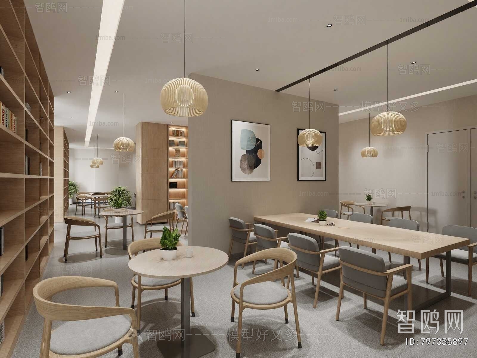 Modern Bookstore Book Bar