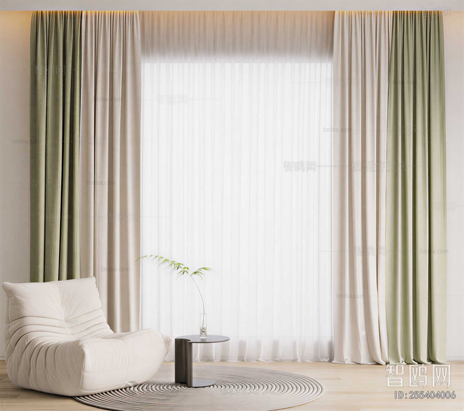 Modern The Curtain