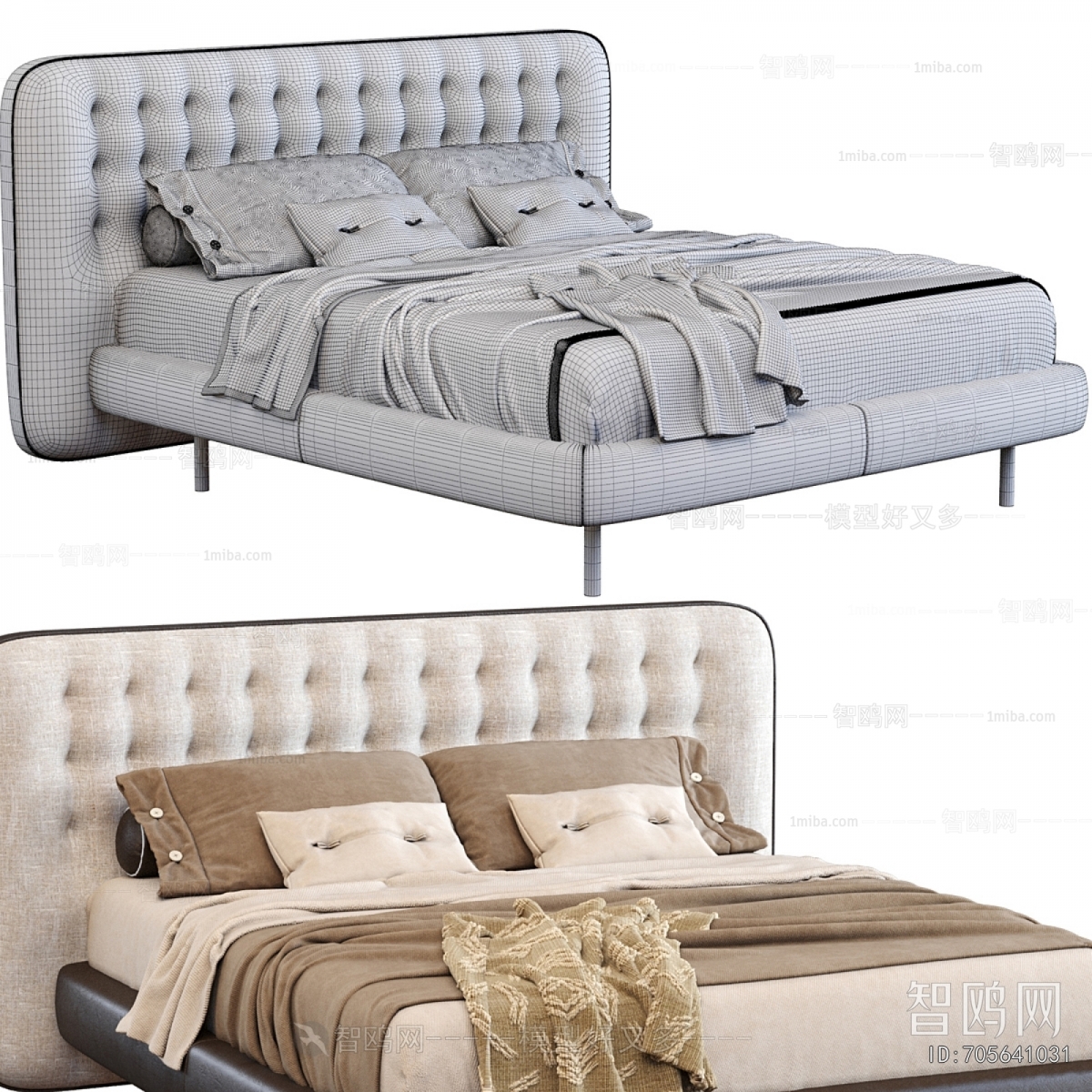 Modern Double Bed