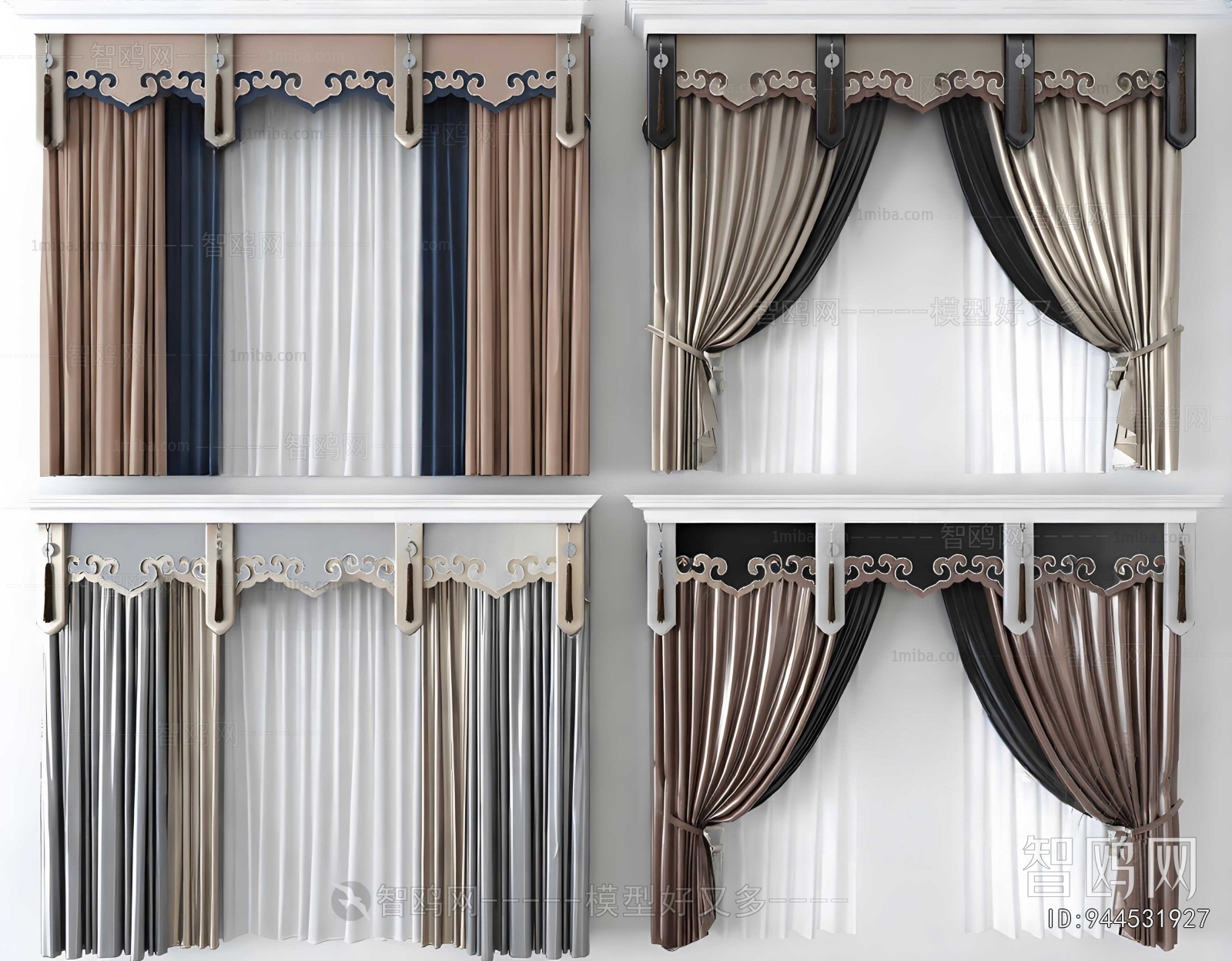 New Chinese Style The Curtain