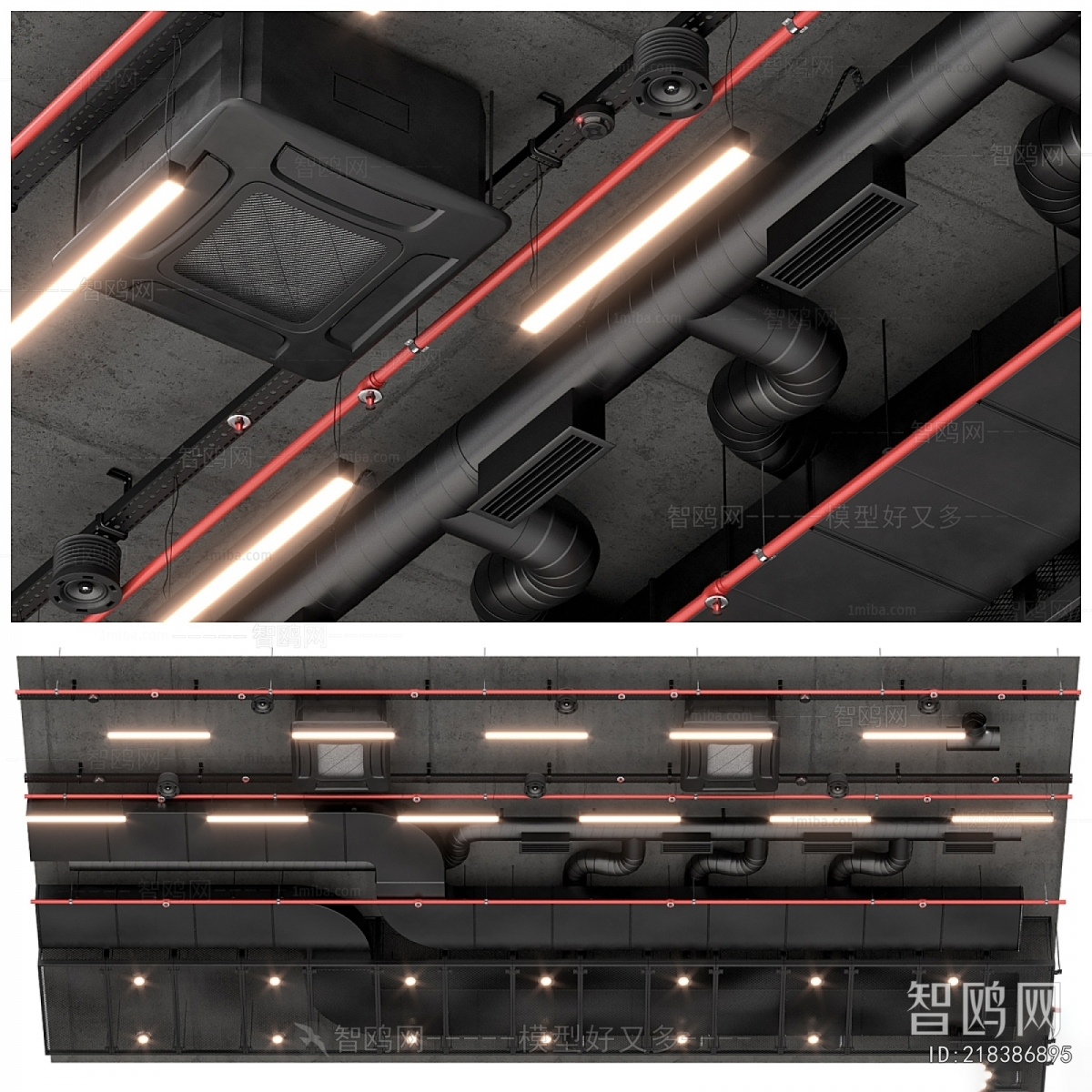 Industrial Style Suspended Ceiling