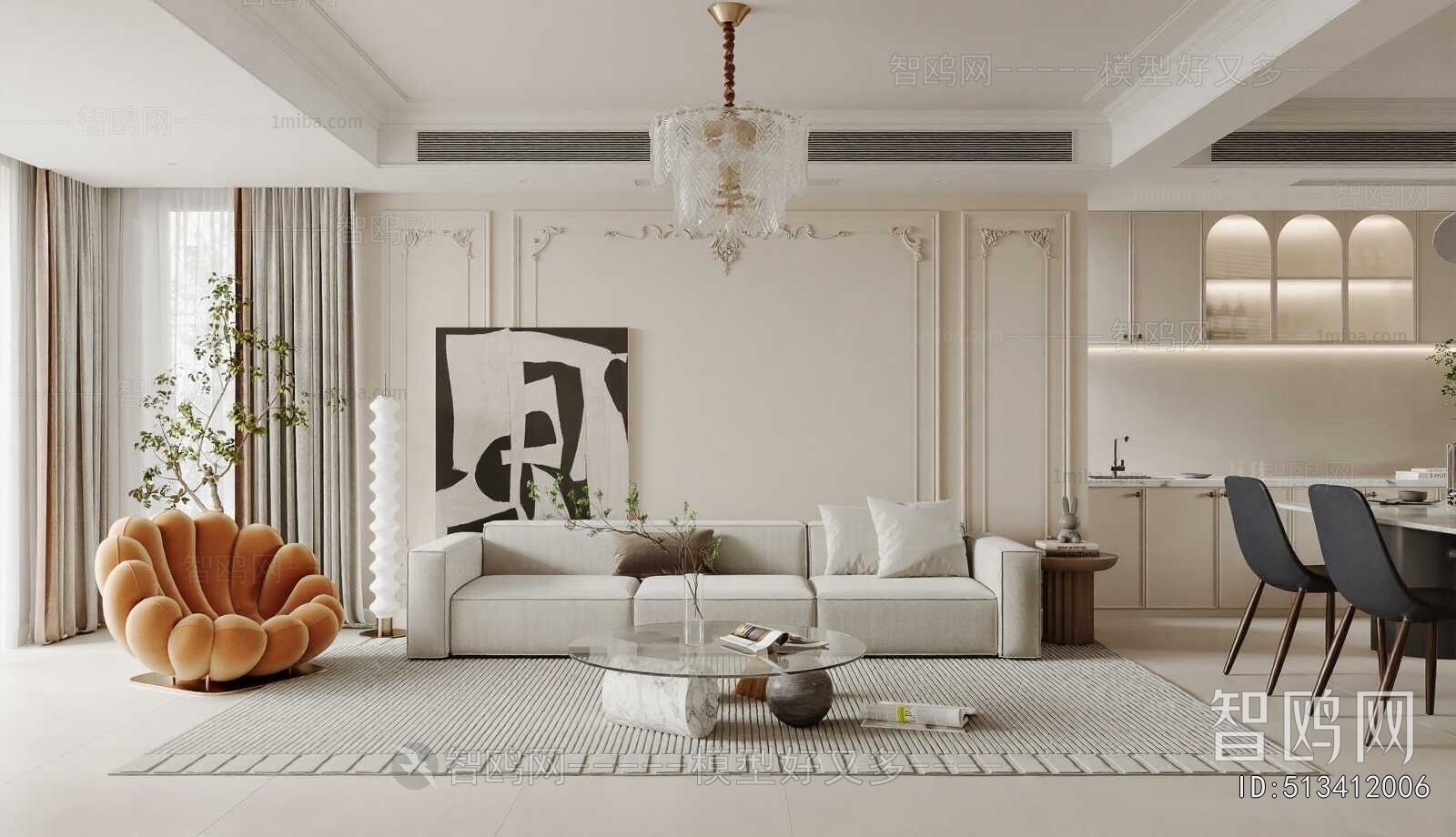 French Style A Living Room