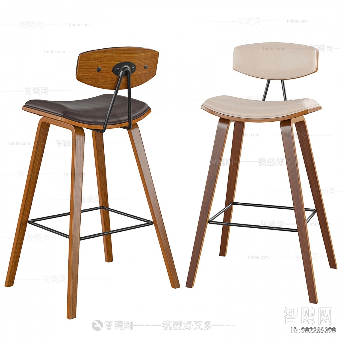 Nordic Style Bar Chair