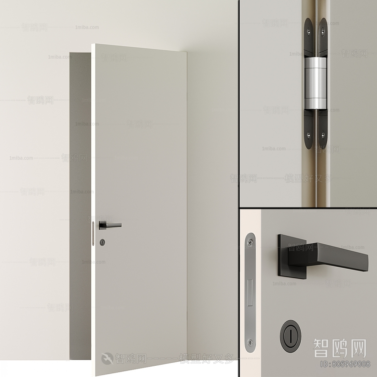 Modern Single Door