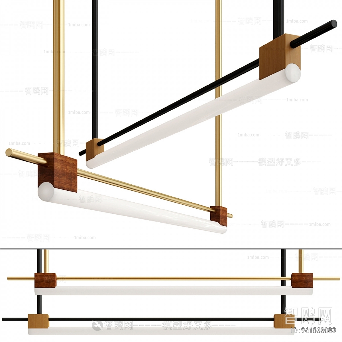 Modern Long Chandelier