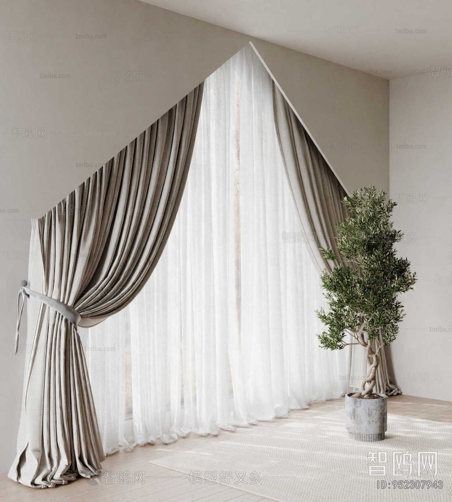 Modern The Curtain