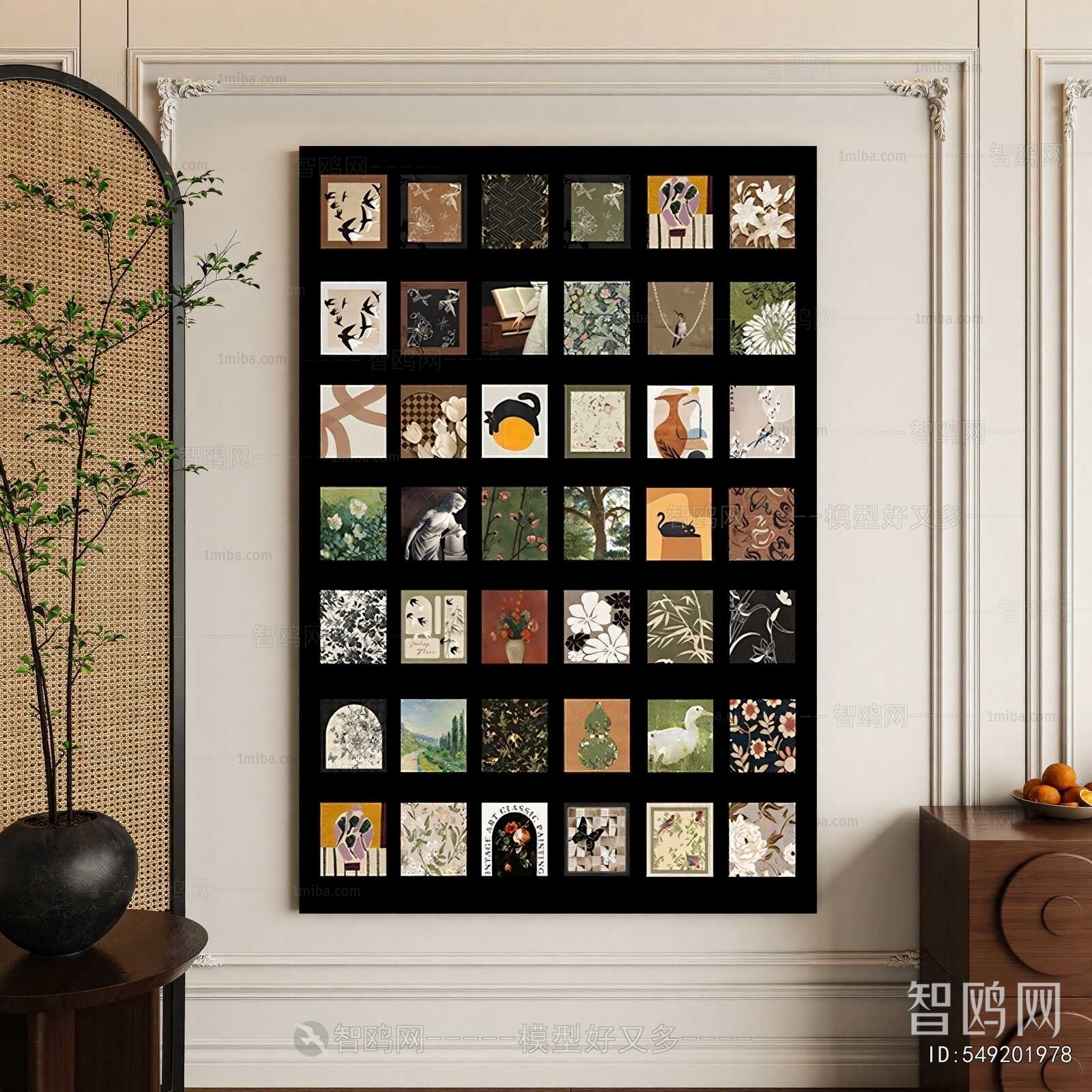 Retro Style Painting